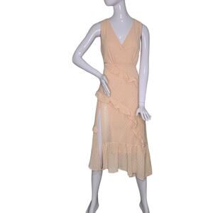 HYFVE Pale Pink Sleeveless Hidden Zipper on Side Full Lining Size S
